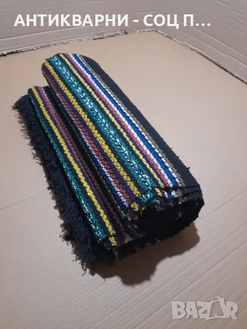 Стара Ръчно Тъкана Двулицева Черга Пътика Дължина 400см Широчина 120см., снимка 9 - Антикварни и старинни предмети - 48645533