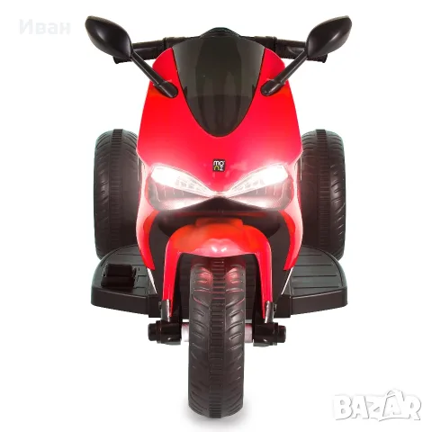 ТОП ЦЕНА!НОВО!Детски акумулаторен мотор с 3 гуми Nairobi RED с 6V батерия,Bluetooth, снимка 3 - Детски велосипеди, триколки и коли - 55894053