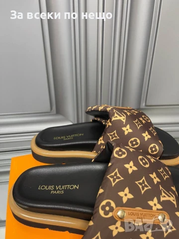 Louis Vuitton Дамски Чехли Луис Витон - 3 Налични Цвята Код E658, снимка 8 - Чехли - 51073463