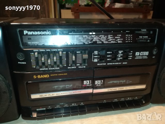 PANASONIC RX-CT810 1411211932, снимка 5 - Радиокасетофони, транзистори - 34804197
