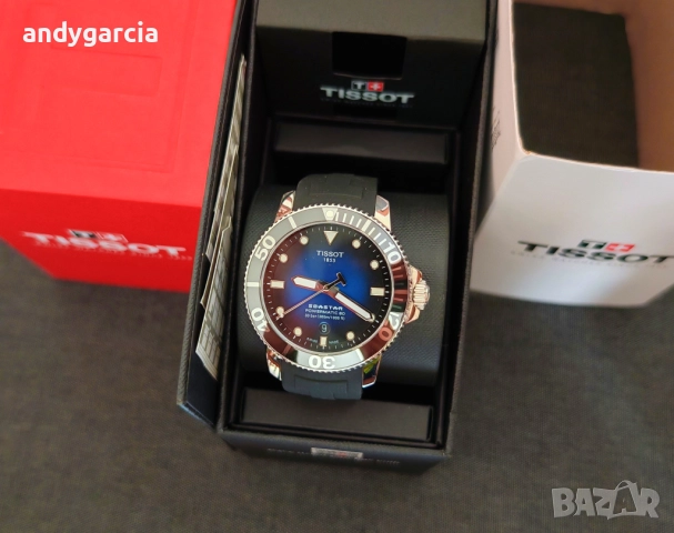 TISSOT SEASTAR POWERMATIC 80 T120.407.37.051.00 механичен часовник като нов пълен комплект, снимка 12 - Мъжки - 46779713