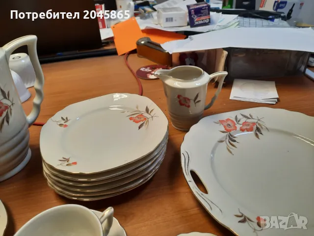Продавам винтидж сервиз за кафе и торта, снимка 6 - Сервизи - 49272719