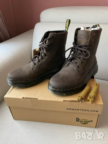 Dr. Martens Combs Crazy Horse Дамски кубинки, 36 EU, снимка 2 - Дамски боти - 47457500