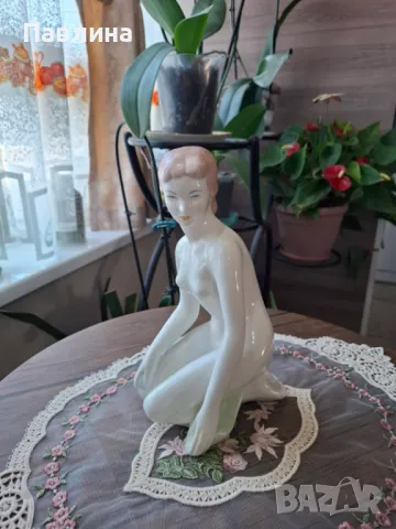 Унгарска порцеланова фигура, снимка 2 - Декорация за дома - 49084057