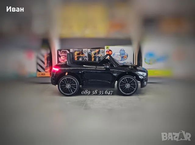 ТОП ЦЕНА!Акумулаторна кола Mercedes SL63 AMG с 12V батерия,EVA гуми,металик , снимка 6 - Коли, камиони, мотори, писти - 47023565