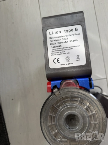 Dyson DC35 Прахосмукачка, снимка 6 - Прахосмукачки - 56305682