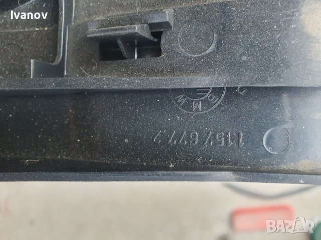 Пластмасова кора зад под волана на кормилния прът за бмв е34 с реглаж на волана , снимка 5 - Части - 41928693