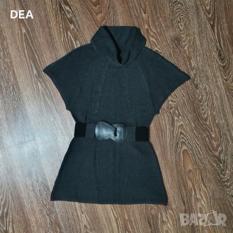 Сива рокля-туника с колан М-15лв.ПРОМОЦИЯ, снимка 1