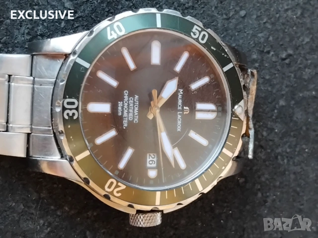 Швейцарски часовник Maurice Lacroix  Chronometer limited  Договаряне!, снимка 10 - Мъжки - 45953862