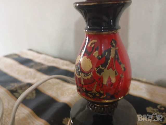 Винтидж настолна лампа , снимка 3 - Настолни лампи - 53214373