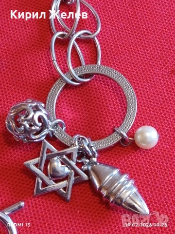 Многопластово колие с висулки,перли красив стилен дизайн 25917, снимка 3 - Колиета, медальони, синджири - 53531590