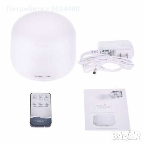 Арома дифузер/овлажнител за въздух 300 и 500 мл с дистанционно, снимка 10 - Други стоки за дома - 40040929