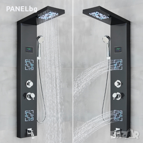 Хидромасажен душ панел Детиан,дисплей,ЛЕД светлини-БЕЗПЛАТНА ДОСТАВКА, снимка 3 - Душове - 36043452