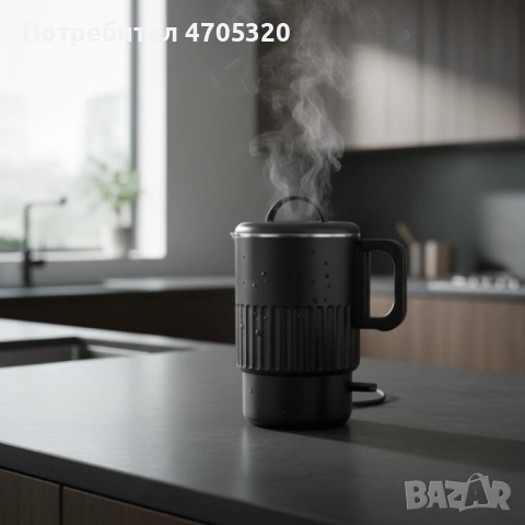 Преносим електрически чайник от неръждаема стомана, снимка 3 - Прибори за хранене, готвене и сервиране - 53064426