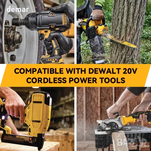 1 бр. 5.0AH литиево-йонна батерия 18V за Dewalt DCB/DCD/DCF/DCG/DCS серия, снимка 7 - Други инструменти - 53719878