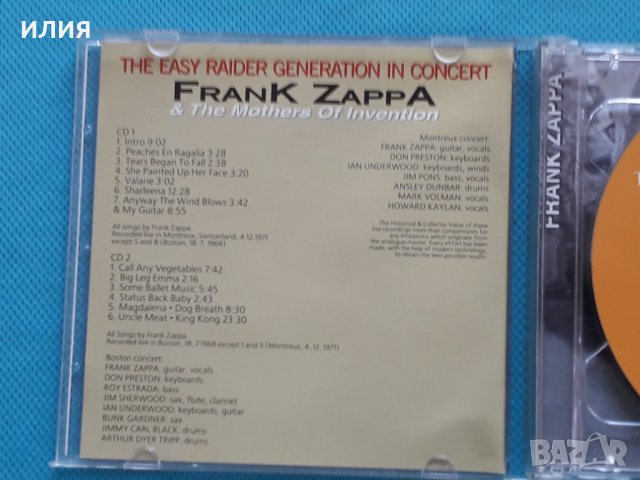 Frank Zappa & The Mothers Of Invention – 1993 - The Easy Rider Generation In Concert, Vol. 1(2CD)(Re, снимка 3 - CD дискове - 42257342