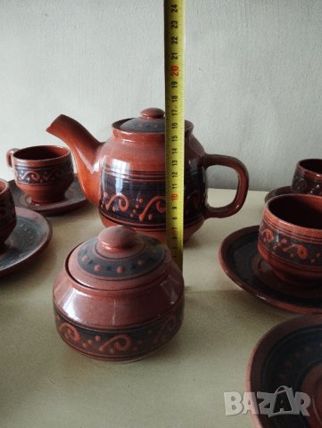 Стар керамичен сервиз, снимка 3 - Антикварни и старинни предмети - 40892338