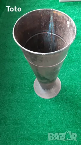 Голяма  стара медна ваза,купа, снимка 2 - Колекции - 50273324