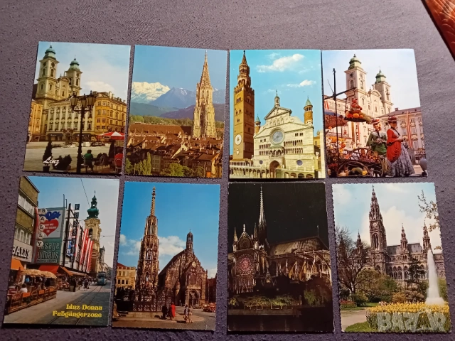 Картички от катедрали, църкви и синагоги от Европа, снимка 2 - Филателия - 53047131