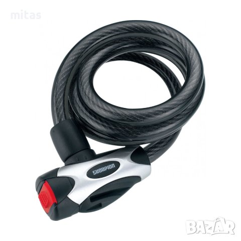 Заключващо устройство за велосипед с катинар ABL-021, 100см/12мм черно, снимка 2 - Аксесоари за велосипеди - 41536987