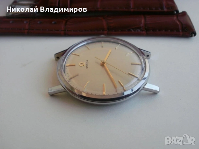  Omega перфектен мъжки ръчен часовник Омега механичен швейцарски, снимка 6 - Мъжки - 52313754