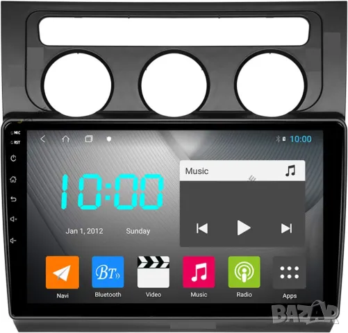 Мултимедия, Двоен дин, за VW Touran, Андроид, 2 DIN, volkswagen, 10", навигация, Android, Touran, снимка 5 - Аксесоари и консумативи - 47627936