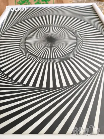 плакат със съвременен абстрактен дизайн, включващ геометрични фигури, снимка 6 - Картини - 49388948