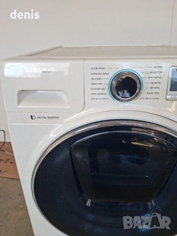 Пералня Samsung Eco Bubble AddWash WW12K8412OW/LE AddWash, 1400 об/мин, 12 кг, Inverter, Клас A+++, , снимка 3 - Перални - 53665899