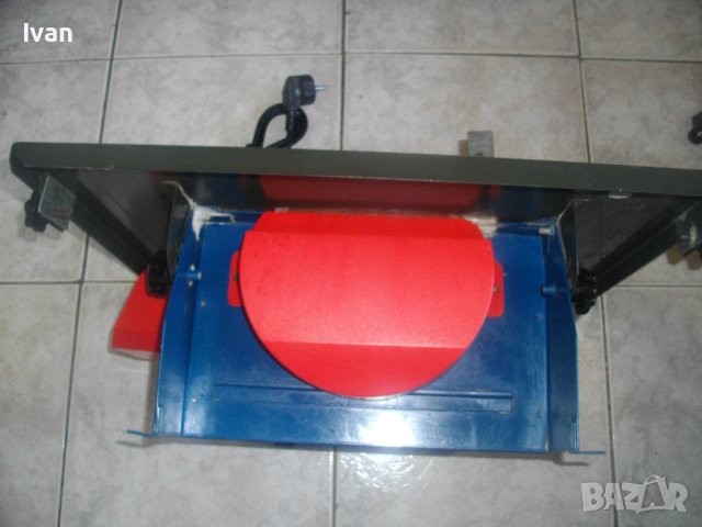 550W/ф180мм-Немска Профи Ел.Машина Мокро/Сухо Рязане 35мм Плочи/Плочки-HANSEATIC-С Паралел Линеал , снимка 6 - Други инструменти - 41016907