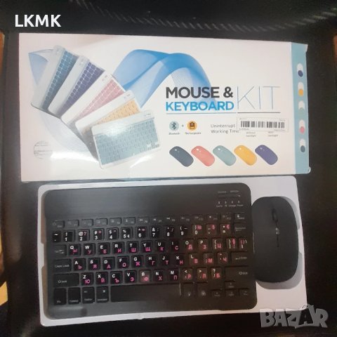 Безжични  блутут  Клавиатура  и  Мишка, снимка 5 - Клавиатури и мишки - 50468330