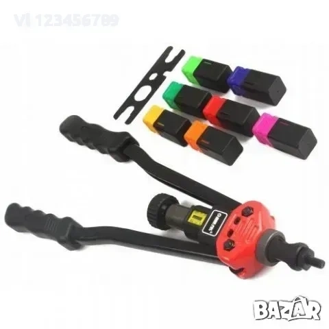 Комплект ръчна нитачка MAR-POL М3 – М12 / 410 мм , снимка 3 - Други инструменти - 53863704