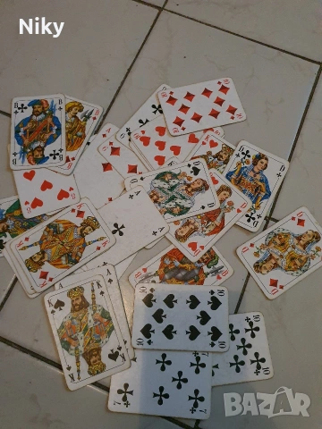 Винтидж карти за игра , снимка 3 - Карти за игра - 53610298