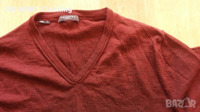 SELECTED 100% Merino Wool за лов риболов L - XL термо блуза пуловер 100% Мерино Вълна - 59, снимка 5 - Пуловери - 35884331