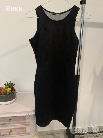 Елегантна черна рокля , снимка 4 - Рокли - 44358013