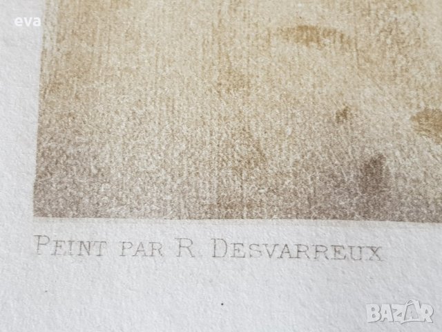 Наполеон Бонопарт на бойното поле 1910 г. цветна литография от DESVARREUX , снимка 11 - Картини - 35765881