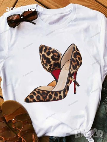 Пролетно-лятна дамска тениска със собствен дизайн, 6цвята, снимка 5 - Тениски - 41648335