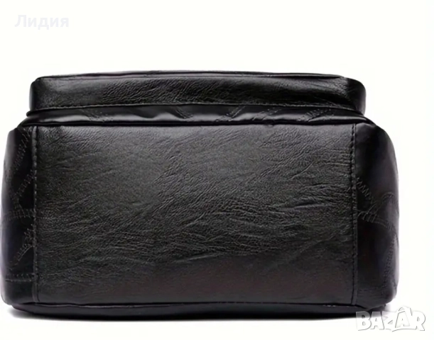 Елегантна дамска раница от еко кожа с декоративни плитки и пискюли , снимка 3 - Чанти - 52290619