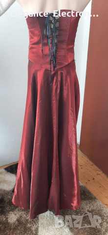 Официална Рокля за Абитуриенски бал. Цвят Бордо, снимка 6 - Рокли - 36356281