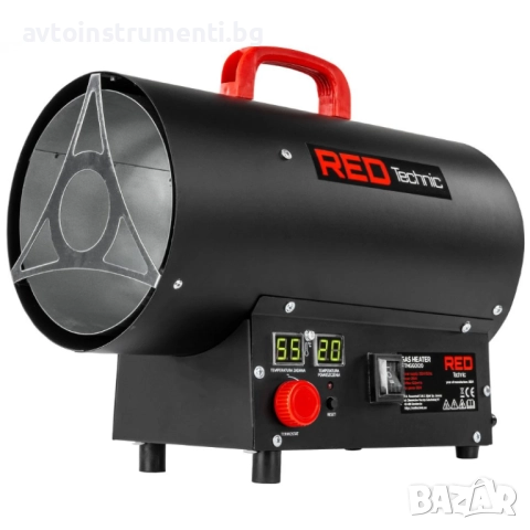 Газов нагревател / калорифер 25KW с термостат 0210GGNTR, снимка 2 - Отоплителни печки - 52007575