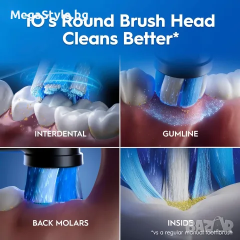 Електрическа четка за зъби Oral-B iO2 Night Black + Калъф за пътуване, снимка 16 - Други - 55834305
