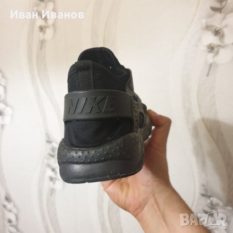  МАРАТОНКИ NIKE AIR HUARACHE BLACK  номер 37, снимка 9 - Маратонки - 40792391