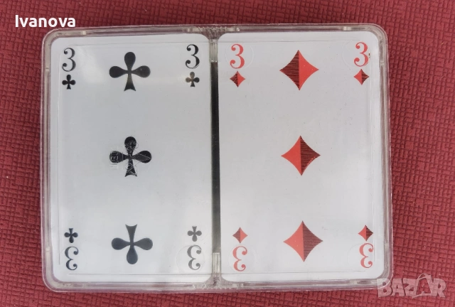 Ретро карти за белот, покер и др COEUR ГДР, снимка 3 - Карти за игра - 53619521