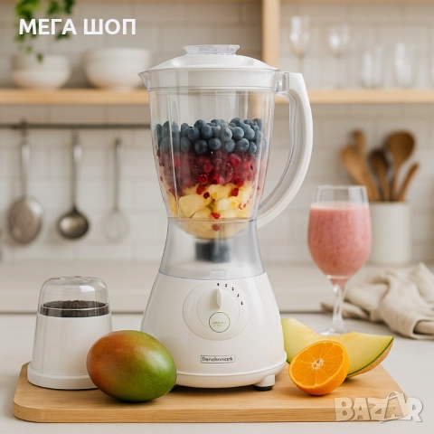 Блендер с приставка за мелница Royalty Line SM-400P.2, снимка 2 - Блендери - 52704575