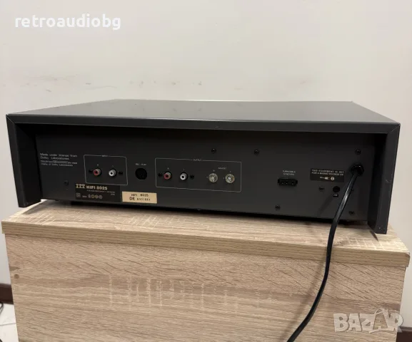 🔈Колекционерски топ модел триглав дек ITT HiFi 8025 - профилактиран🔈, снимка 8 - Декове - 56019486