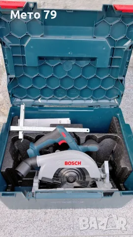 Bosch gks 185-li Акумулаторен Циркуляр с куфар L-box, снимка 2 - Други инструменти - 56329877