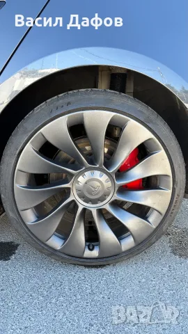 Джанти Tesla 20 Uberturbine с летни гуми 235/35 R20 Pirelli P Zero 6.5мм DOT3424, снимка 2 - Гуми и джанти - 55879190
