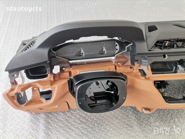 Ново Табло BMW 5 G30 G31 G38 Lci HUD Cognac гума, снимка 6 - Части - 50307616