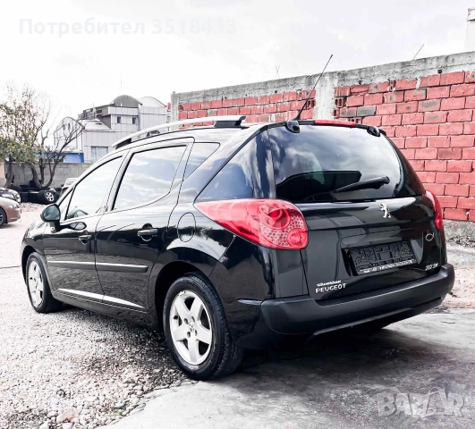 Пежо 207 1.4i 95кс 2009г , снимка 7 - Автомобили и джипове - 53344334