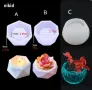 3d различни Купа купичка саксия ваза релефна силиконов молд форма гипс шоколад смола кашпа кашпи, снимка 1