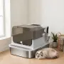 PawHut XXL кутия за котешка тоалетна от неръждаема стомана, снимка 6